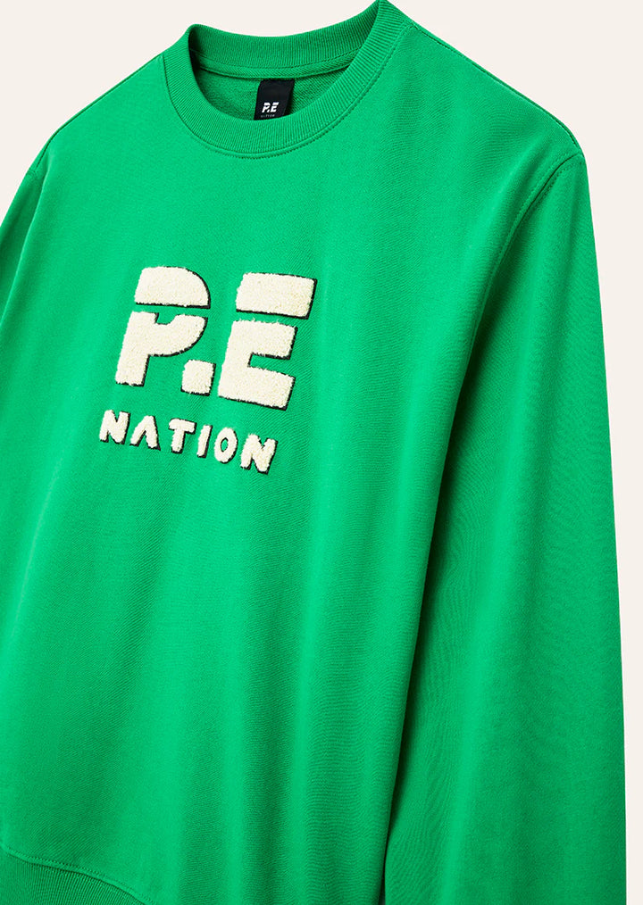 Heads up Boucle Sweat - Kelly Green