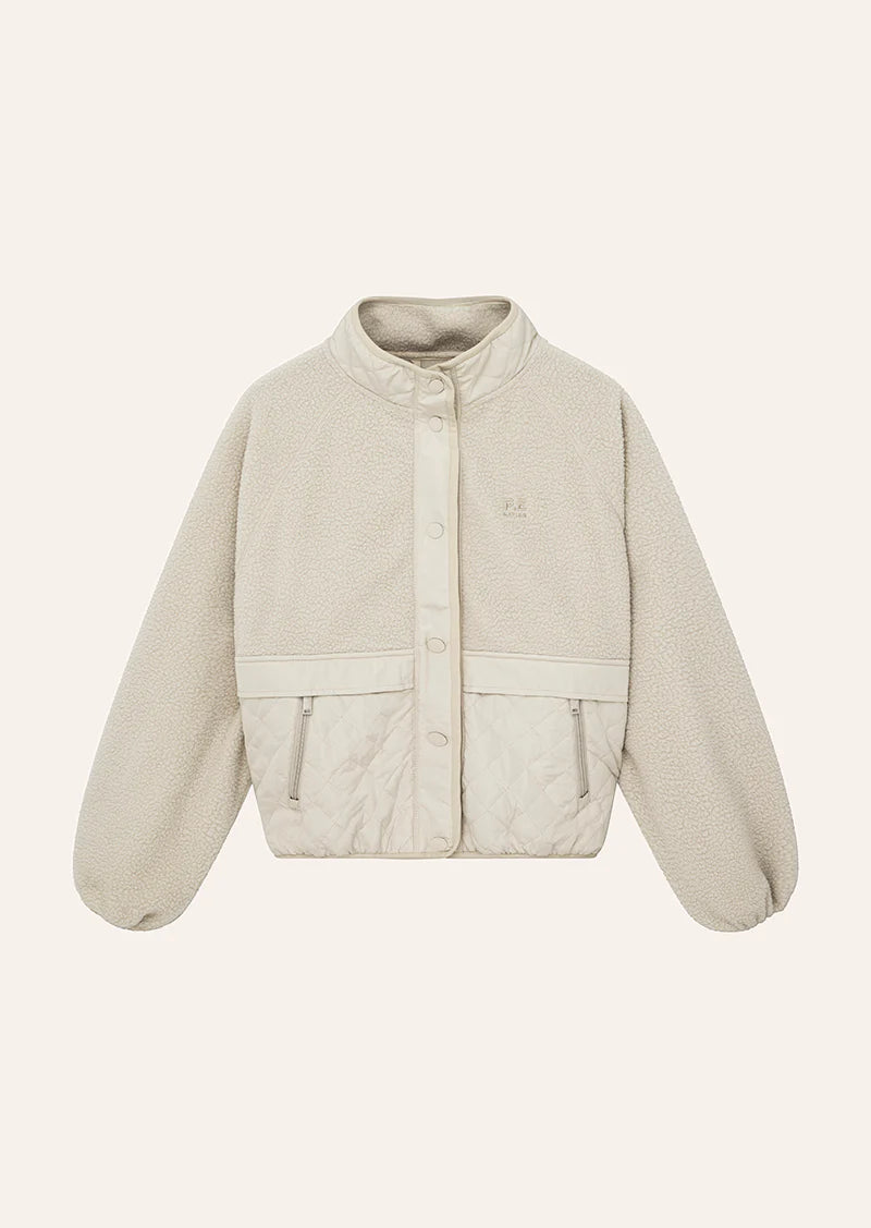 Technique Quilt Jacket - Cloud
