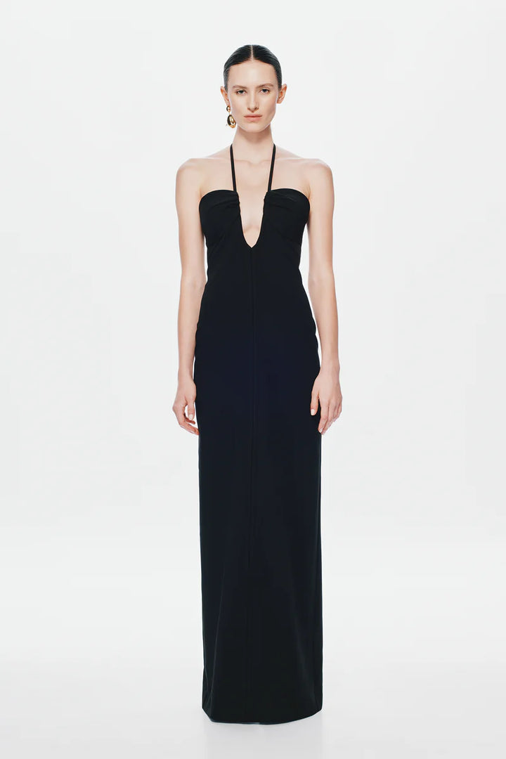 The Aspen Suiting Dress - Black