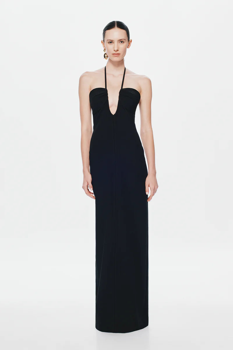 The Aspen Suiting Dress - Black