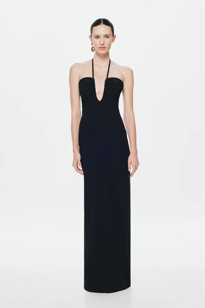 The Aspen Suiting Dress - Black