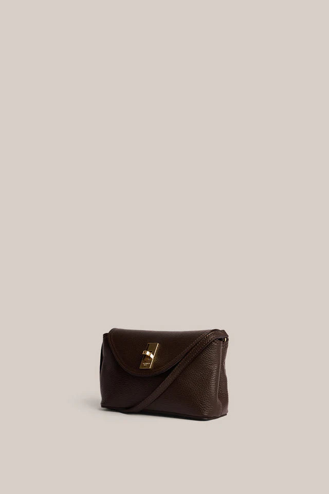 Sloane Mini Crossbody Clutch - Dark Chocolate