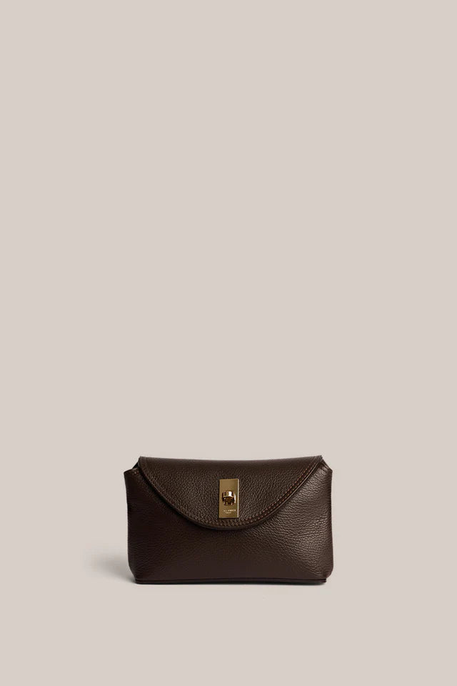Sloane Mini Crossbody Clutch - Dark Chocolate