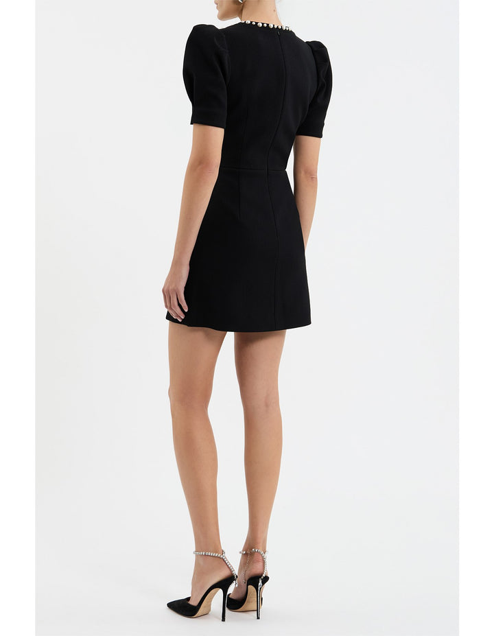 Pearly Mini Dress - Black