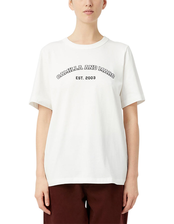 Odessa Graphic Tee - Soft White