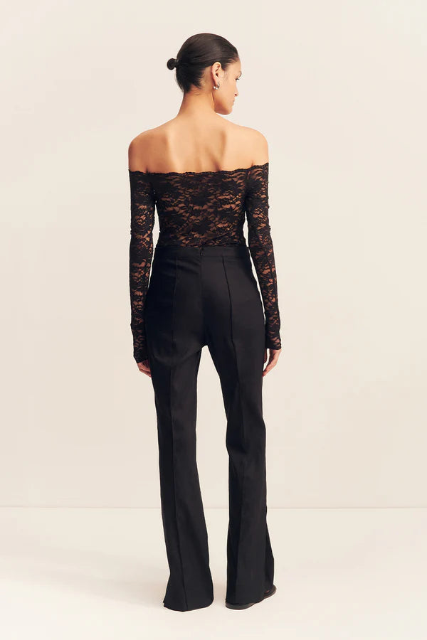 Kasbah Side Split Pant - Black