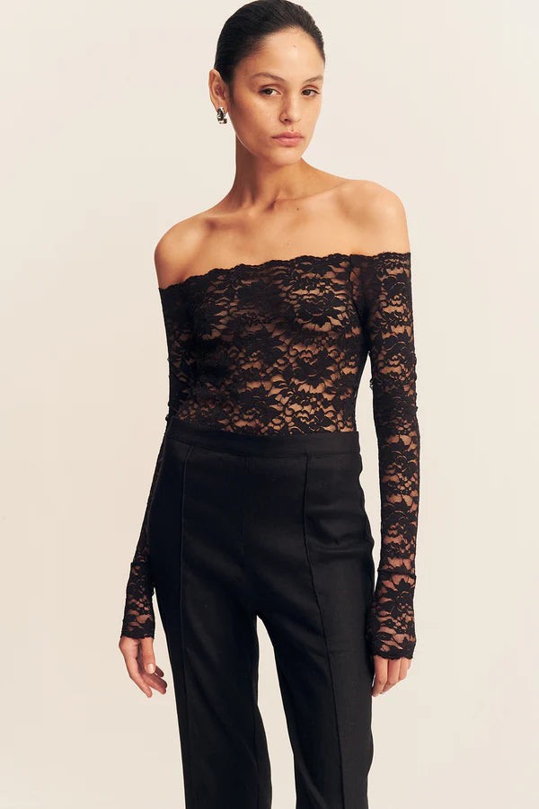 Kasbah Side Split Pant - Black