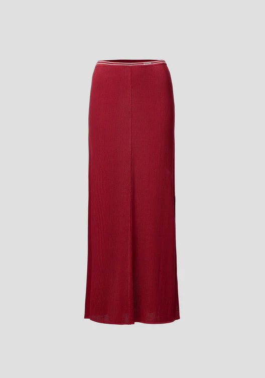 Showtime Skirt - Deep Red