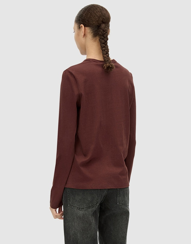 Era Long Sleeve Graphic Tee - Burgundy