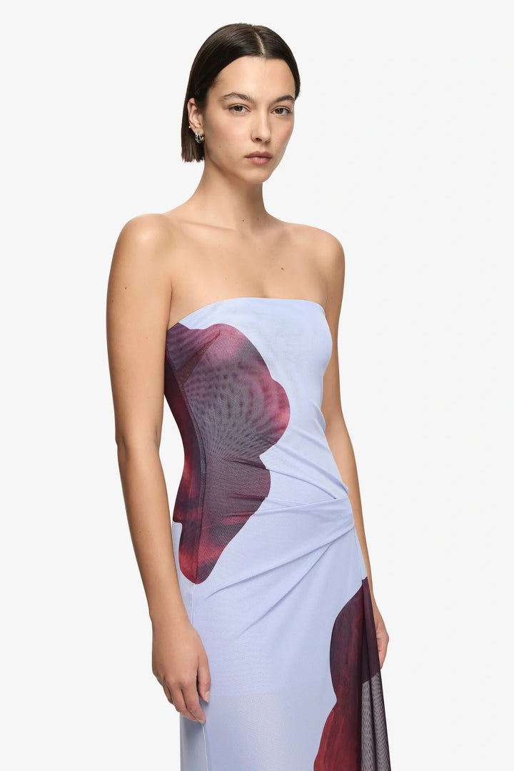 Georgiana Strapless Maxi Dress - Bloom Floral