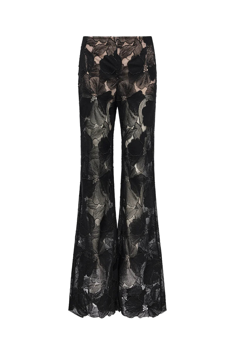 Sheer Force Bootleg Pant - Black