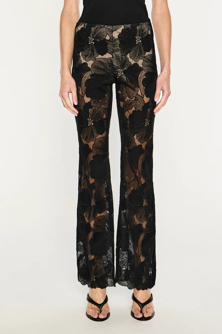 Sheer Force Bootleg Pant - Black