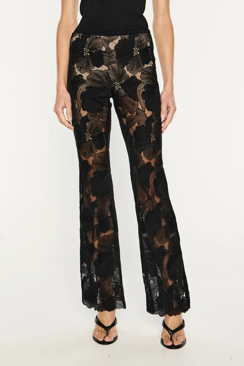 Sheer Force Bootleg Pant - Black