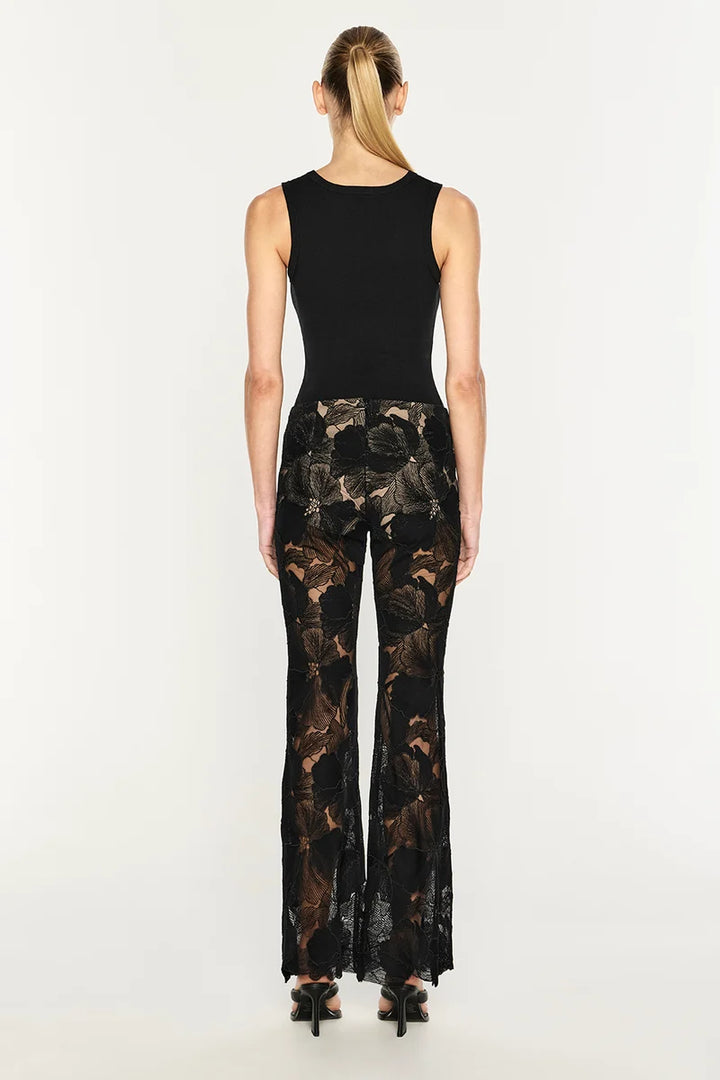 Sheer Force Bootleg Pant - Black