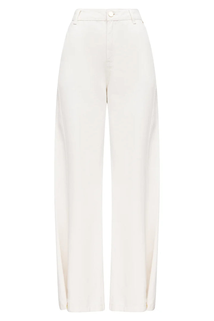 Clean Slate Barrel Jean - Off White