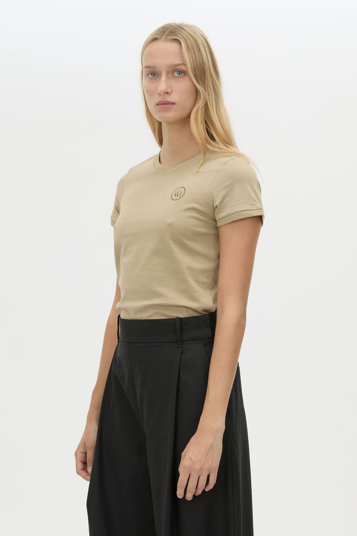 Bonnie Fitted Graphic Tee - Birch