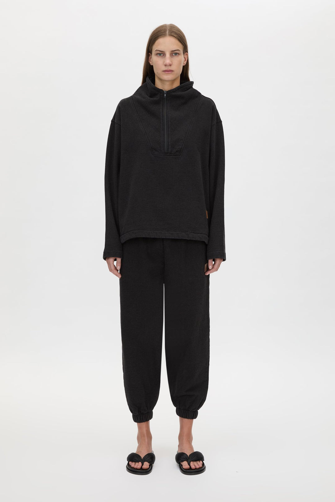 Sorrell Denim Fleece Pullover - Black