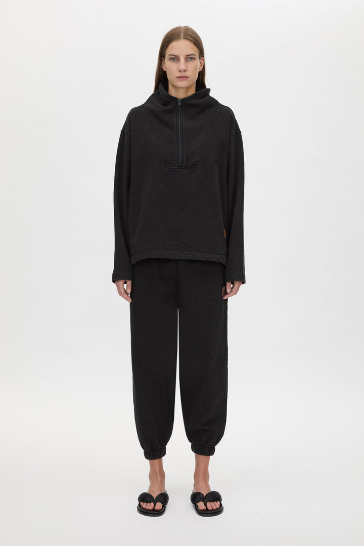 Sorrell Denim Fleece Pullover - Black