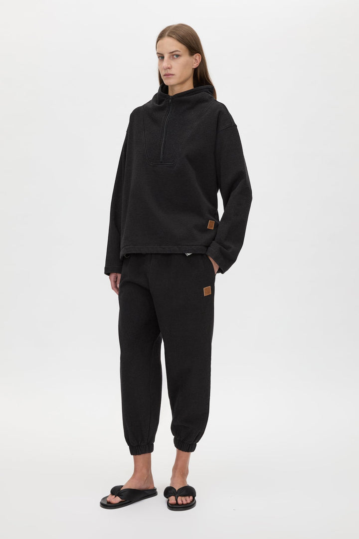 Sorrell Denim Fleece Pullover - Black