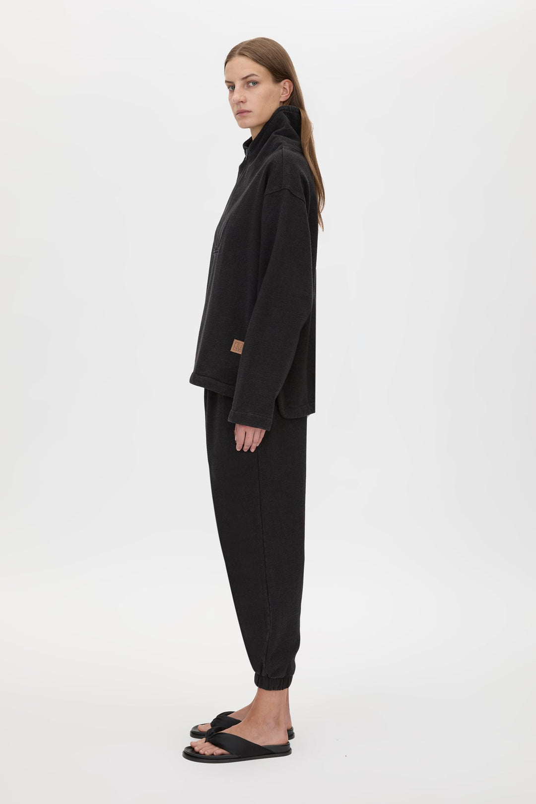 Sorrell Denim Fleece Pullover - Black