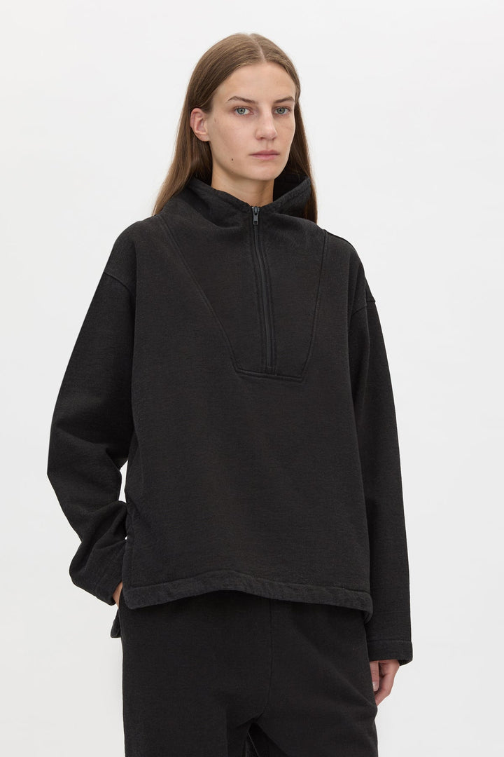 Sorrell Denim Fleece Pullover - Black