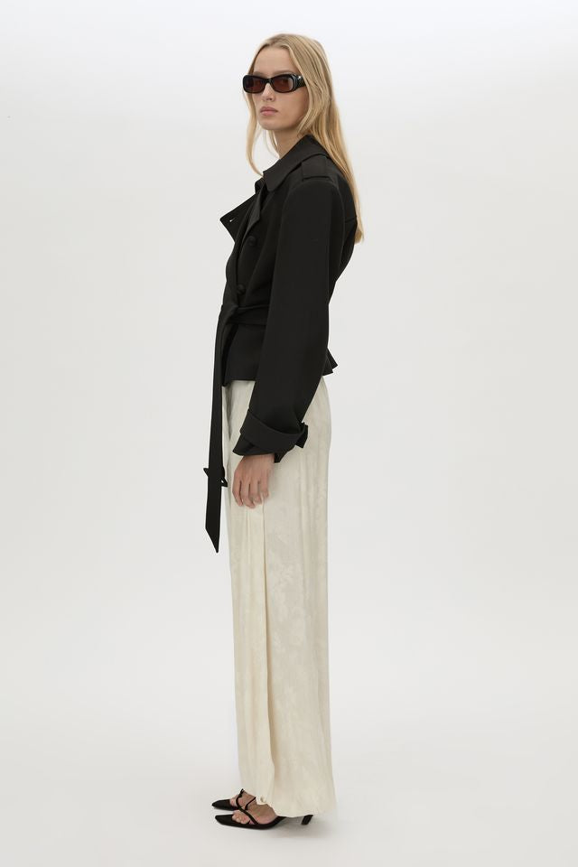 Asena Short Trench - Black