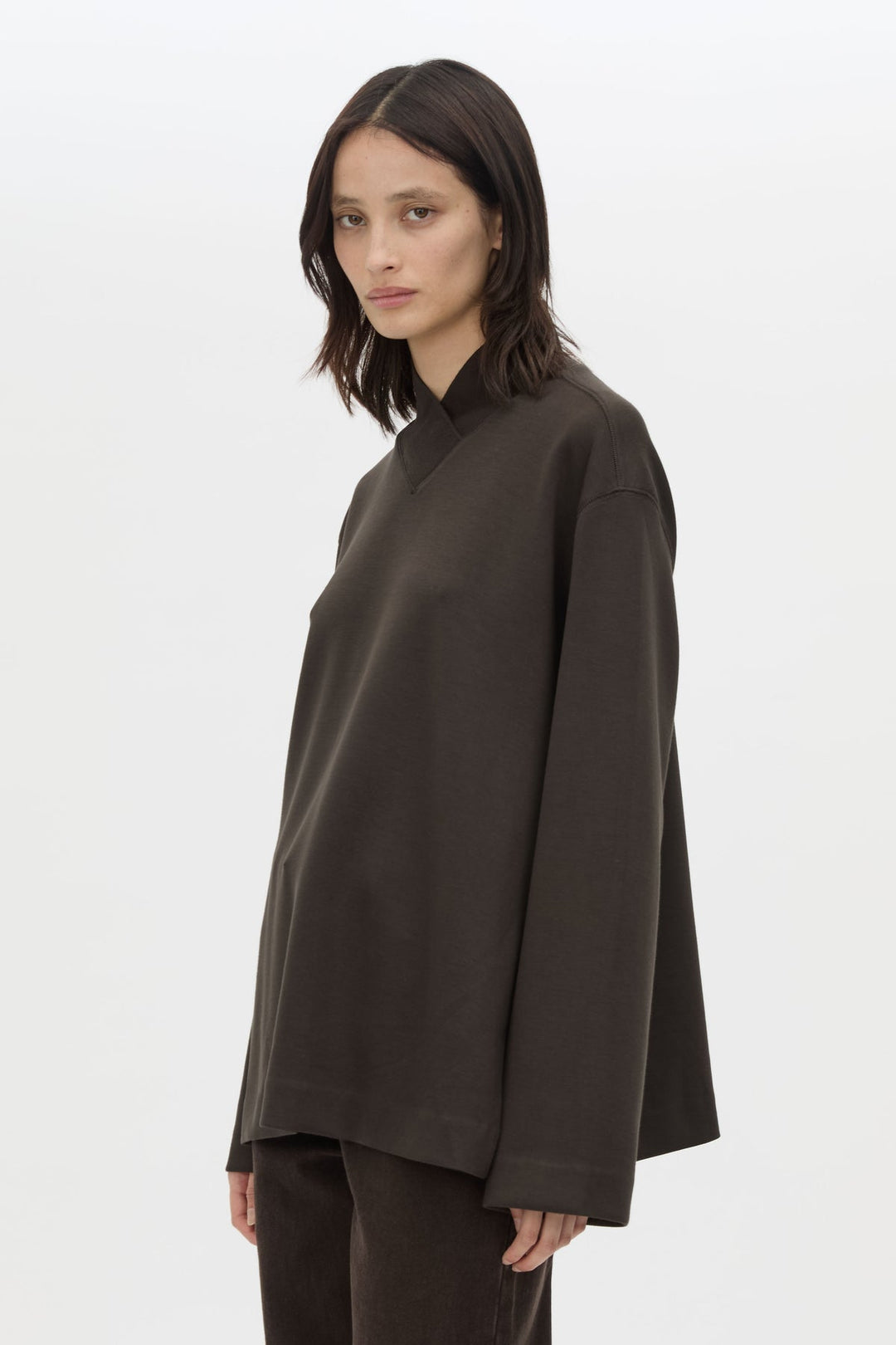 Bessette Long Sleeve Top - Espresso