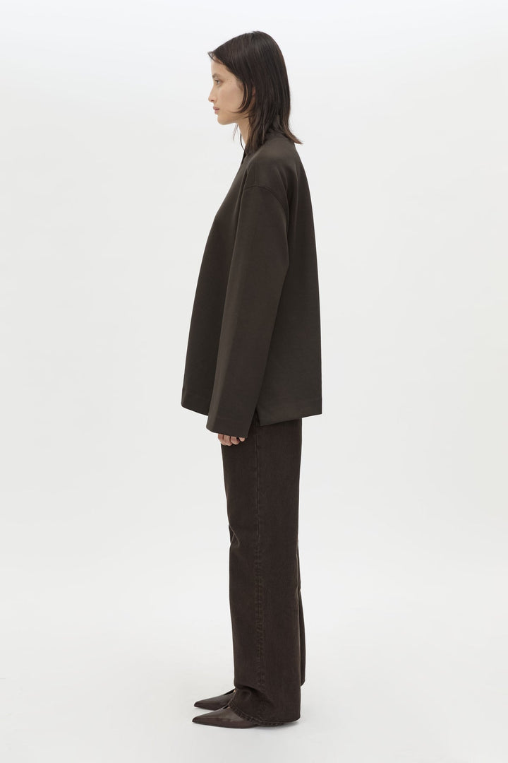 Bessette Long Sleeve Top - Espresso