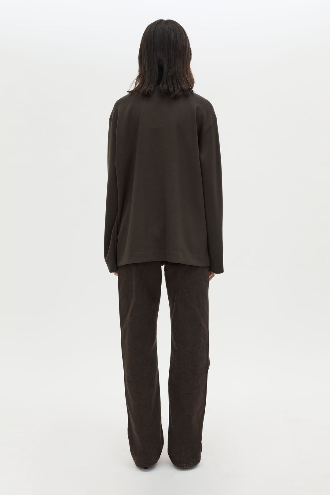 Bessette Long Sleeve Top - Espresso