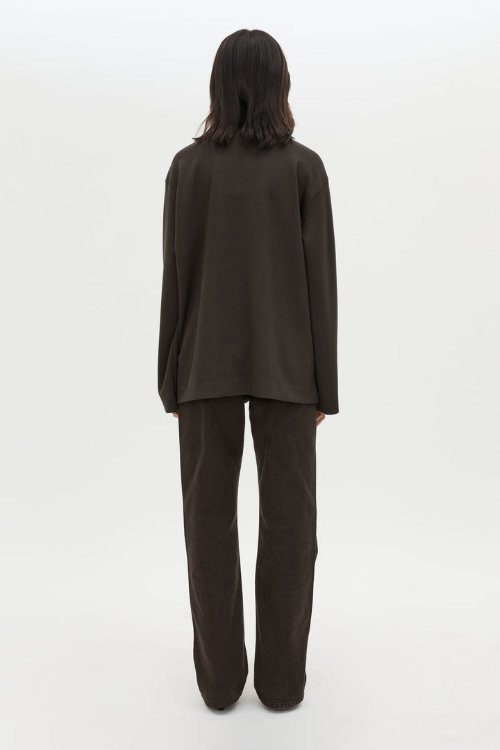 Bessette Long Sleeve Top - Espresso