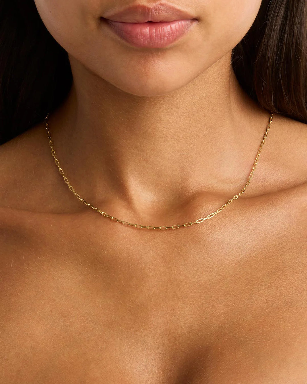Link Chain Necklace 18k Gold