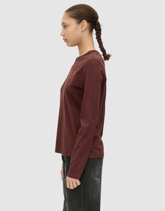 Era Long Sleeve Graphic Tee - Burgundy