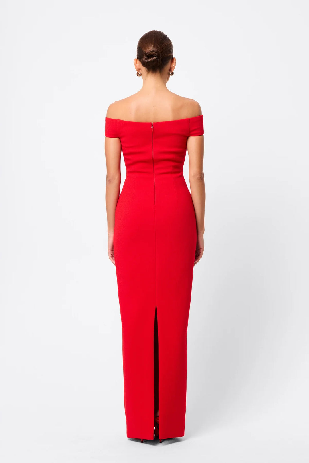 Modernist Maxi Dress - Red