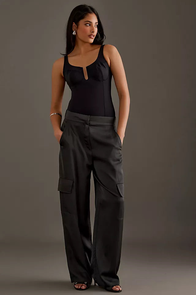Galla Cargo Silky Pant - Volcanic Ash