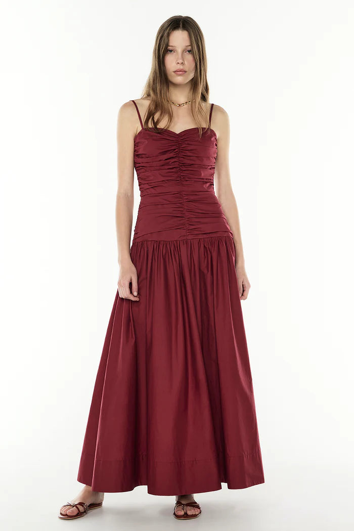 Provence Dress - Merlot