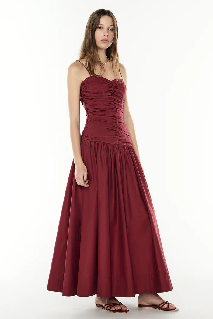 Provence Dress - Merlot