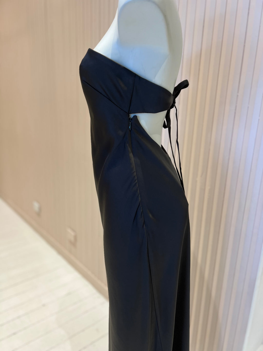 Nadia Strapless Maxi Dress - Espresso