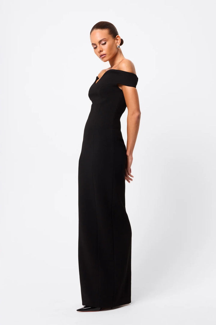 Modernist Maxi Dress - Black