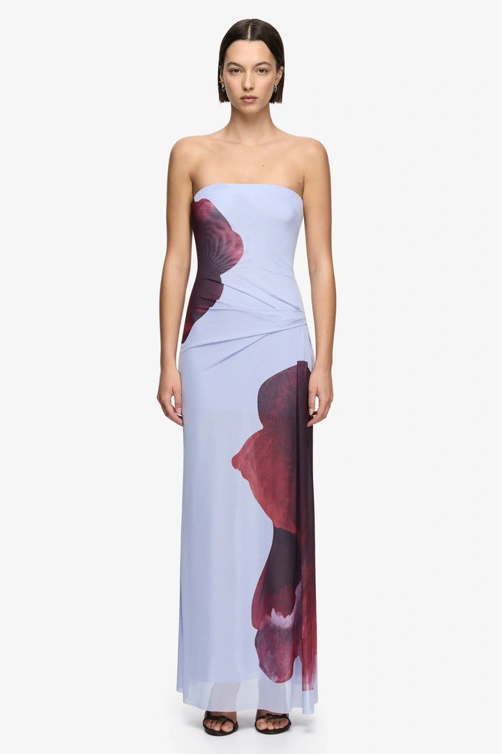Georgiana Strapless Maxi Dress - Bloom Floral