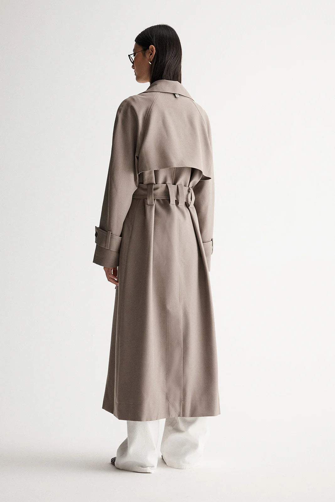 Marie Trench Coat - Granite