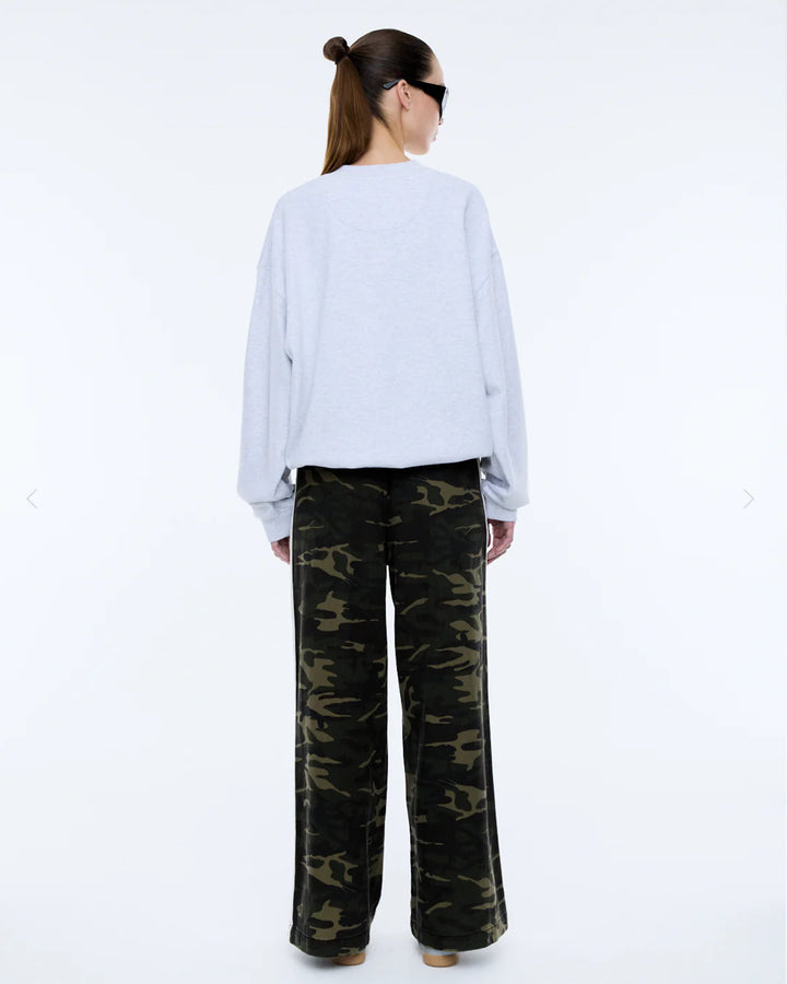 Anniversary Sweatshirt - White Marle/Blue