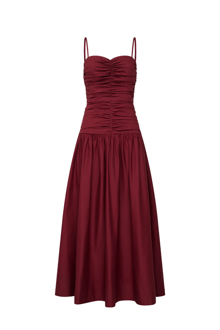 Provence Dress - Merlot