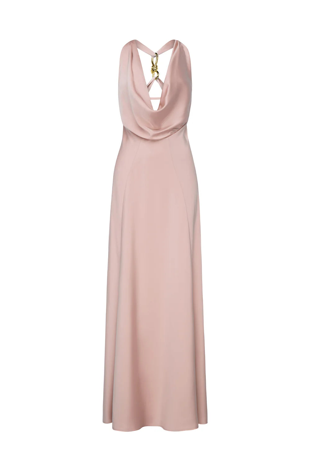 Charmed Cowl Sip Dress - Rose Pink