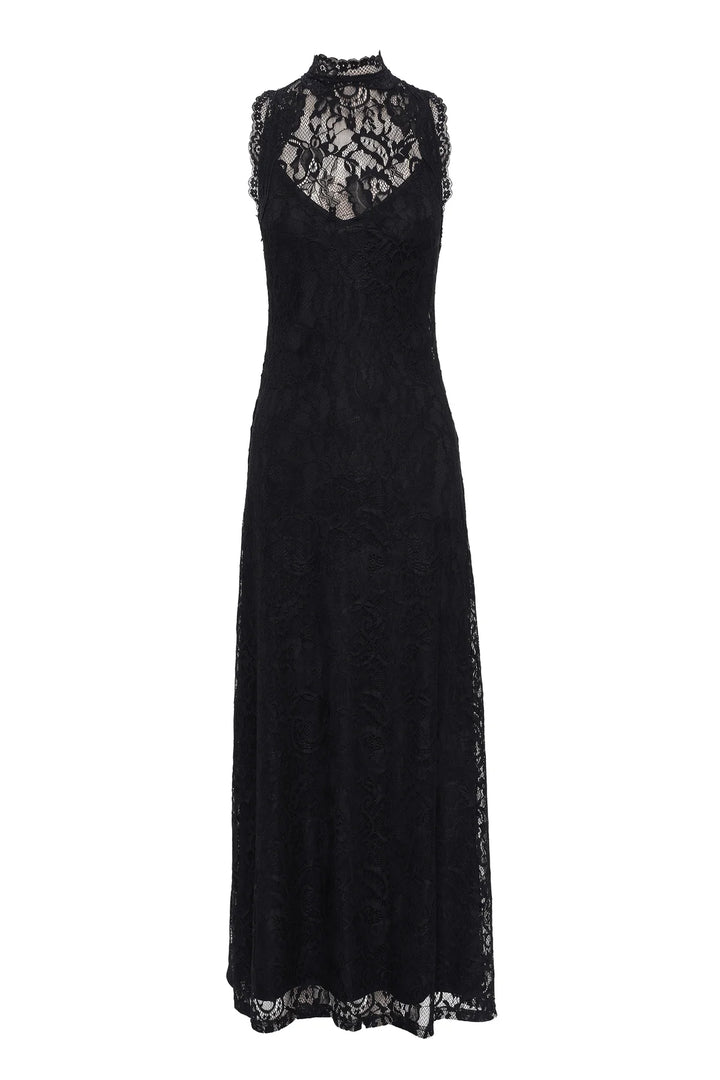 Laced In Love Maxi Dress - Black