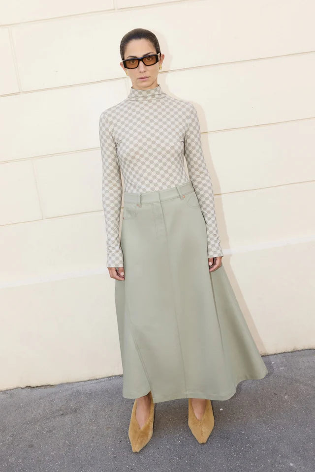 Hyatt Skirt - Silver Bark