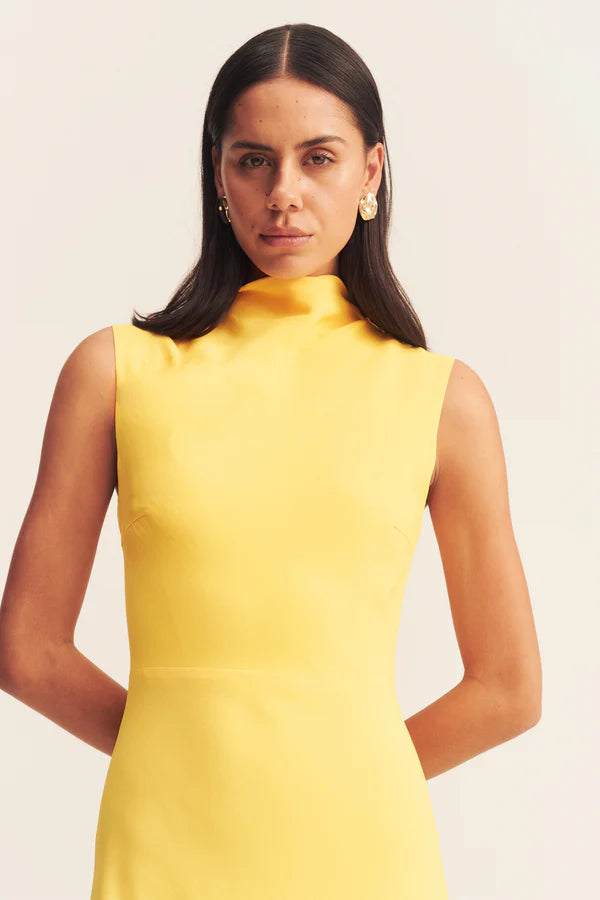 Pierce Sleeveless Maxi Dress - Sunflower Yellow