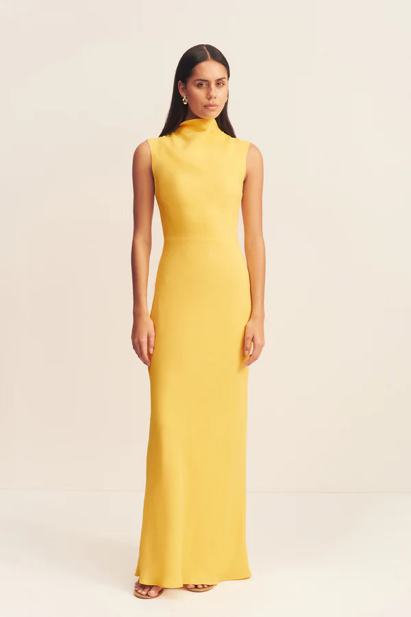 Pierce Sleeveless Maxi Dress - Sunflower Yellow