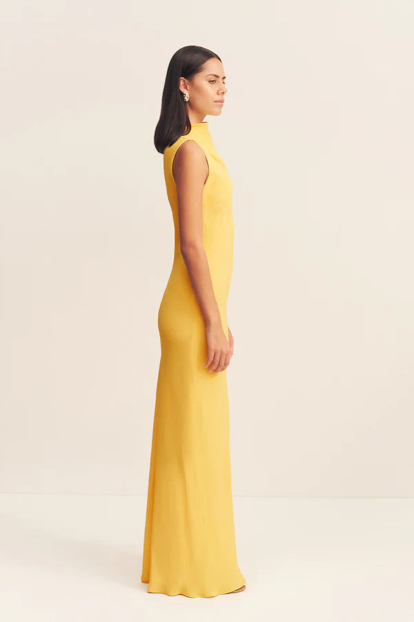 Pierce Sleeveless Maxi Dress - Sunflower Yellow