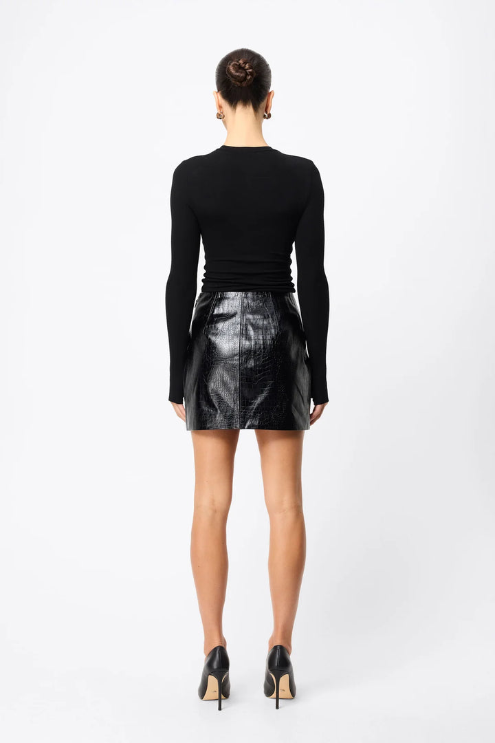 Salt Water Mini Skirt - Croc