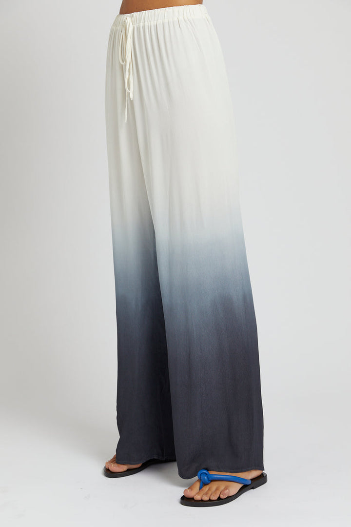 Elastic Waist Draw String Pant - Charcoal Fade